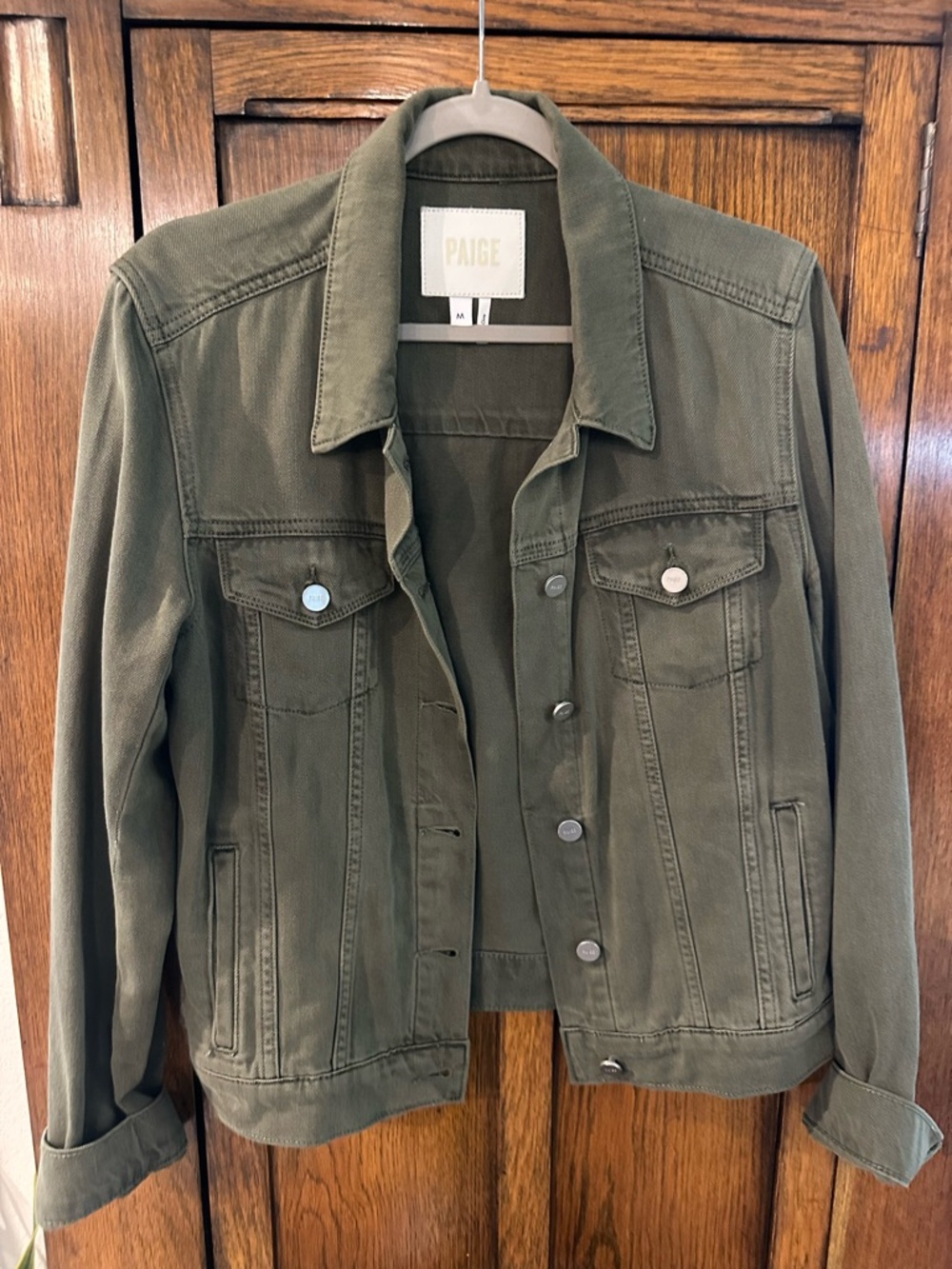 PAIGE Olive Utility Jacket